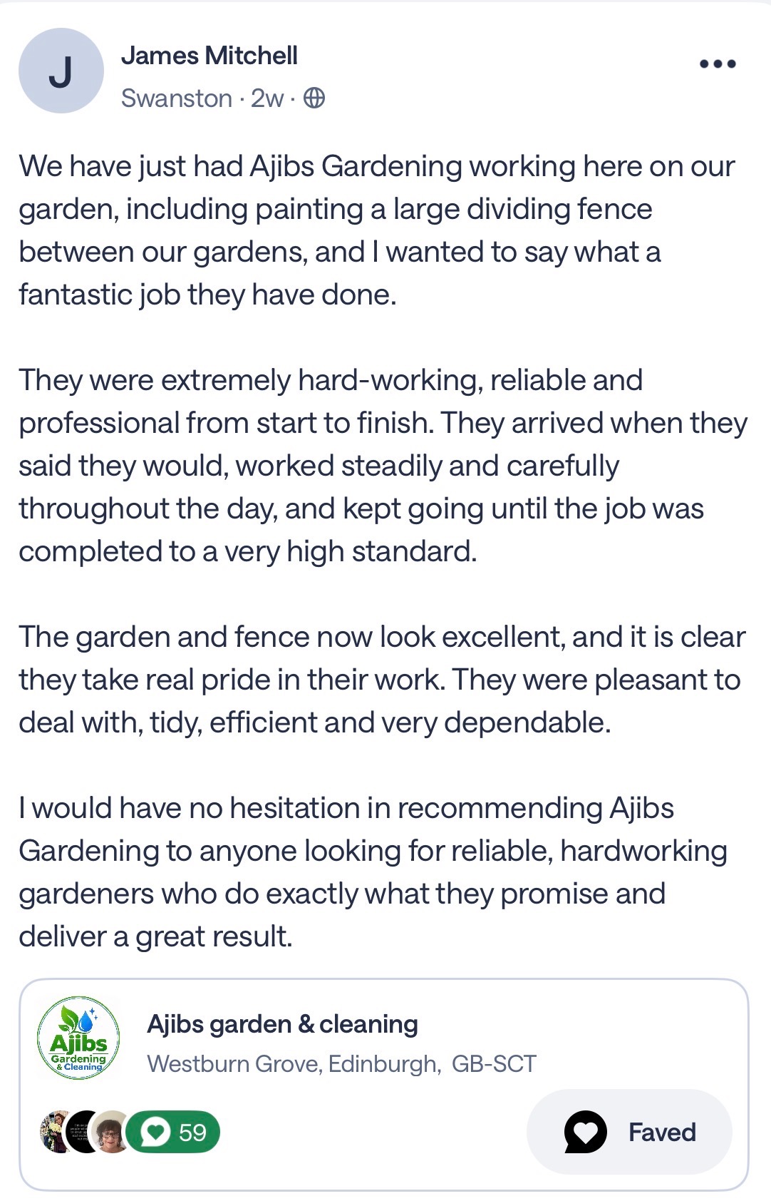 Customer review screenshot 1
